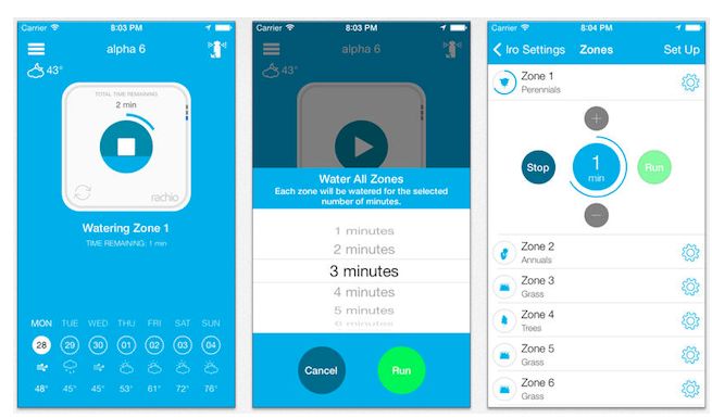 arrosage automatique de rachio