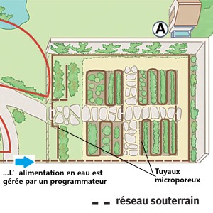 arrosage automatique du potager
