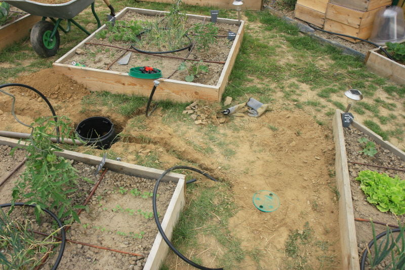 arrosage automatique du potager