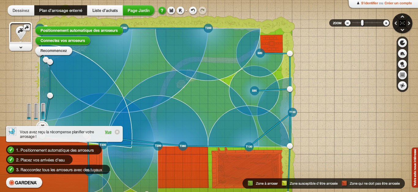arrosage automatique plan