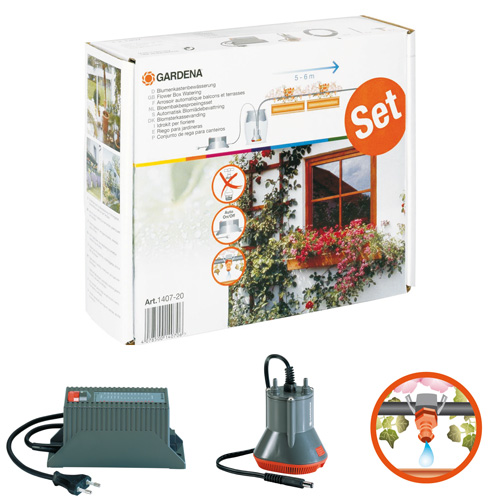 arrosage automatique sur un balcon