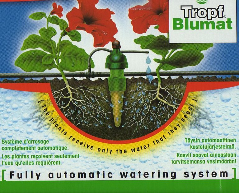 arrosage automatique sur un balcon