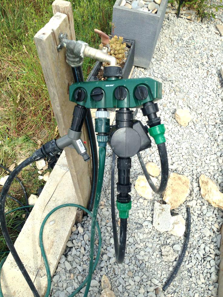 arrosage goutte a goutte carre potager