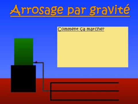 arrosage goutte a goutte eau de pluie