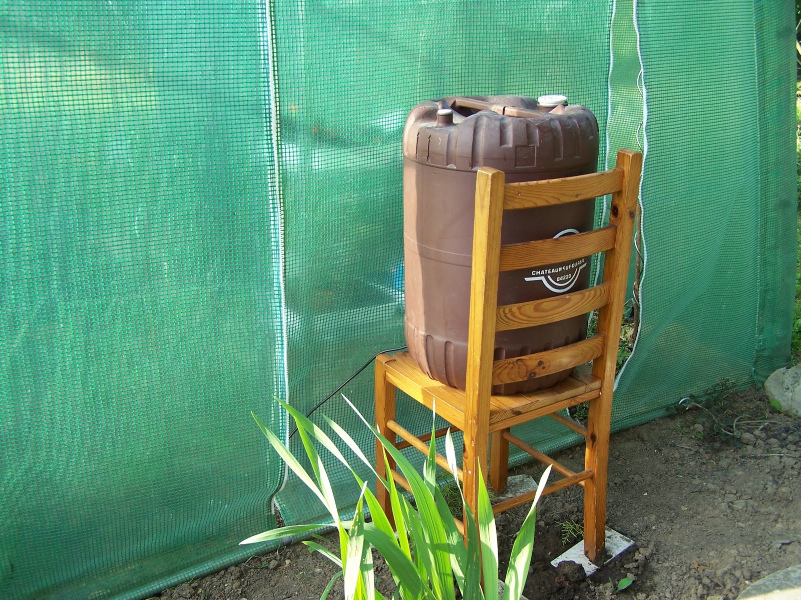 arrosage goutte a goutte eau de pluie