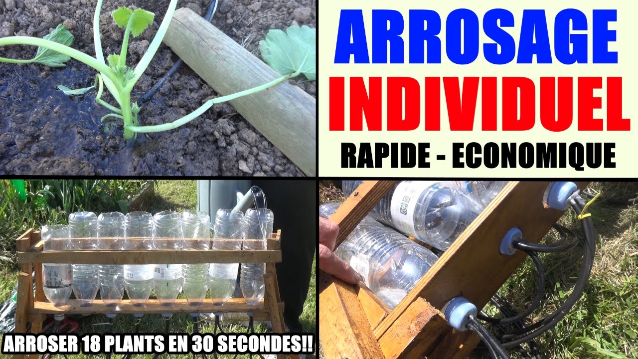 arrosage goutte a goutte fait maison