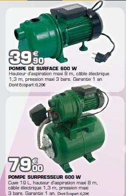 pompe arrosage briconaute