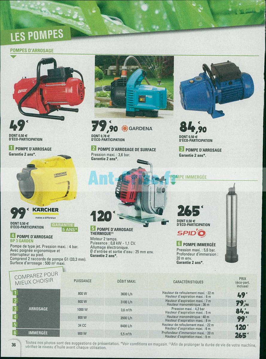 pompe arrosage leclerc