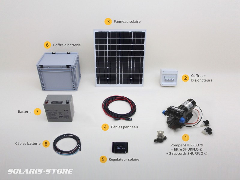 pompe arrosage solaire batterie