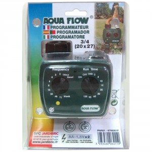 programmateur arrosage aqua flow 4 voies