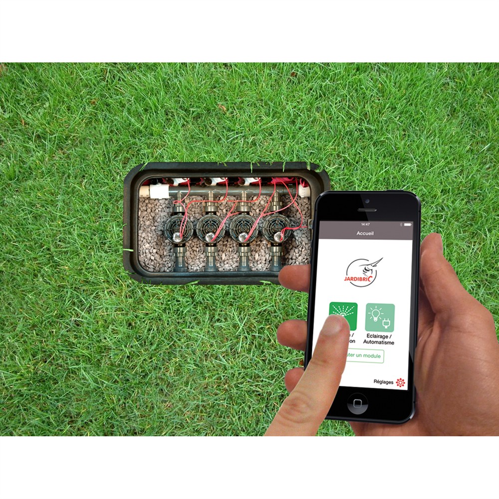 programmateur arrosage eau de pluie