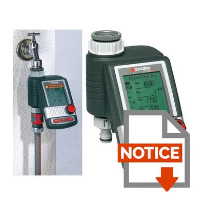 programmateur arrosage gardena 1060