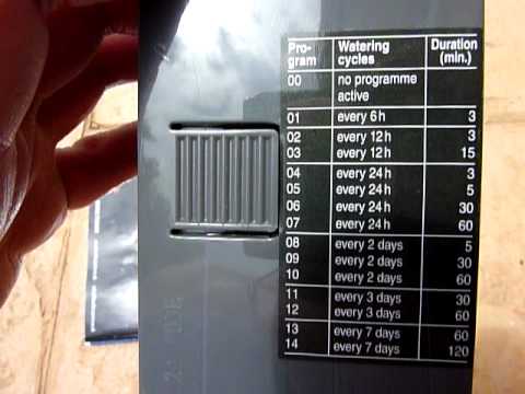 programmateur arrosage gardena c14e notice
