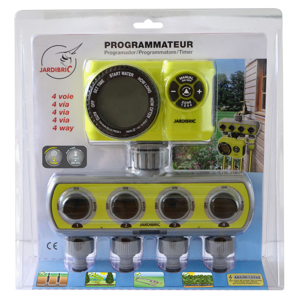 programmateur arrosage moins cher