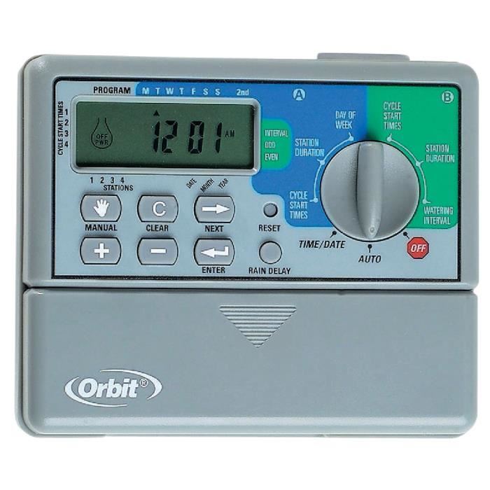 programmateur arrosage orbit 6 voies