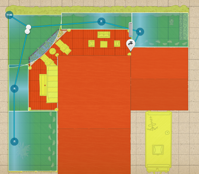 tuyere arrosage rectangulaire